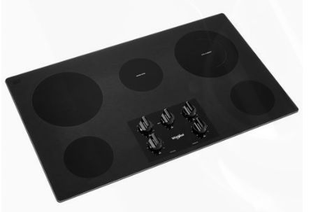 36-inch Electric Ceramic Glass Cooktop with Dual Radiant Element