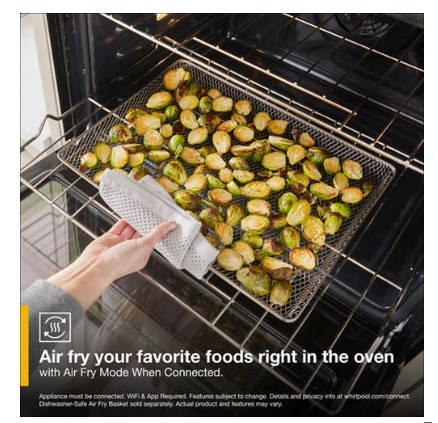 5.7 Total Cu. Ft. Combo Wall Oven with Air Fry When Connected