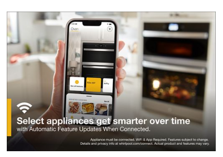 5.7 Total Cu. Ft. Combo Wall Oven with Air Fry When Connected
