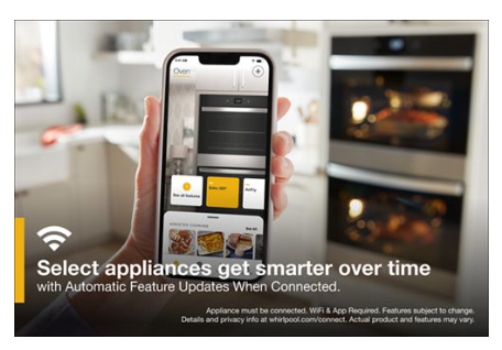 8.6 Total Cu. Ft. Double Wall Oven with Air Fry When Connected