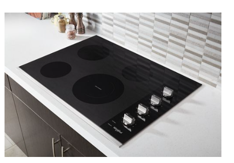 30-inch Electric Ceramic Glass Cooktop with Dual Radiant Element
