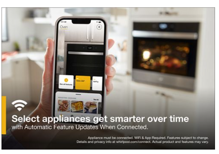 -4.3 Cu. Ft. Single Wall Oven with Air Fry When Connected