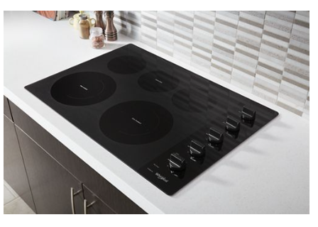 30-inch Electric Ceramic Glass Cooktop with Two Dual Radiant Elements