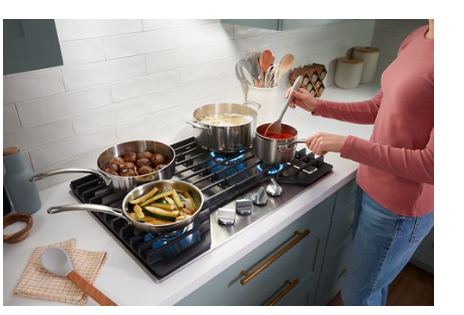 30-inch Gas Cooktop with Fifth Burner