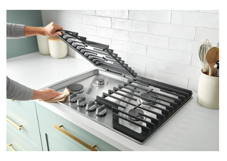30-inch Gas Cooktop with EZ-2-Lift™ Hinged Cast-Iron Grates