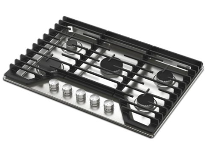 30-inch Gas Cooktop with Fifth Burner