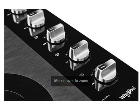 30-inch Electric Ceramic Glass Cooktop with Two Dual Radiant Elements