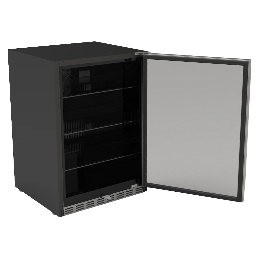 24" 5.1c Outdoor Rated Fridge  w/Glass Door and Glass Shelves - TF-RFR-24G