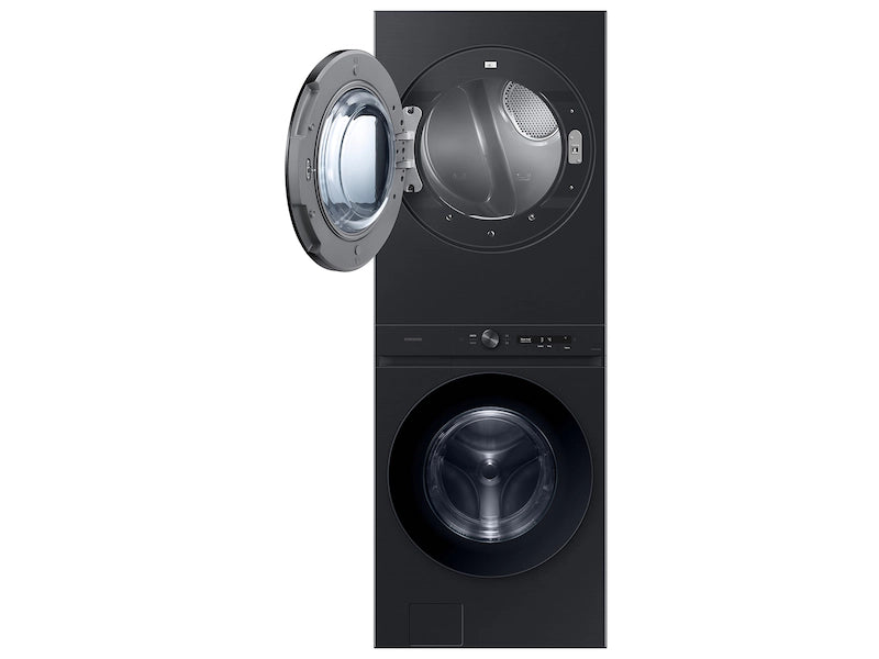 Bespoke 4.6 cu. ft. AI Laundry Hub™ Large Capacity Single Unit Washer with Flex Auto Dispense System and 7.6 cu. ft. Electric Dryer in Brushed Black