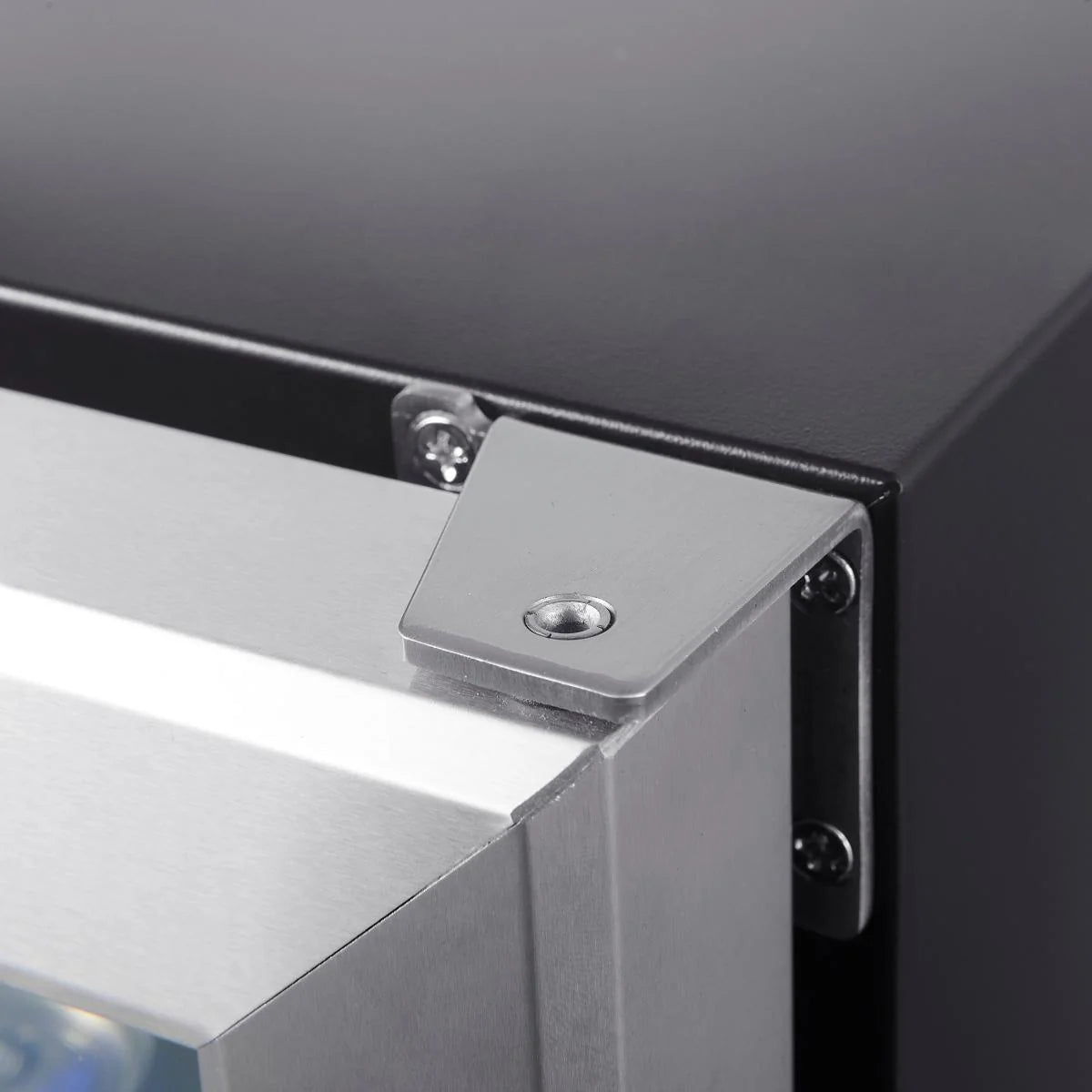 KingsBottle 36" Beer and Wine Cooler Combination with Low-E Glass Door KBU190BW-BLK KBU190BW-SS