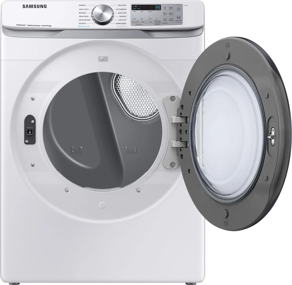 7.5 cu. ft. Smart Electric Dryer with Steam Sanitize+ in White