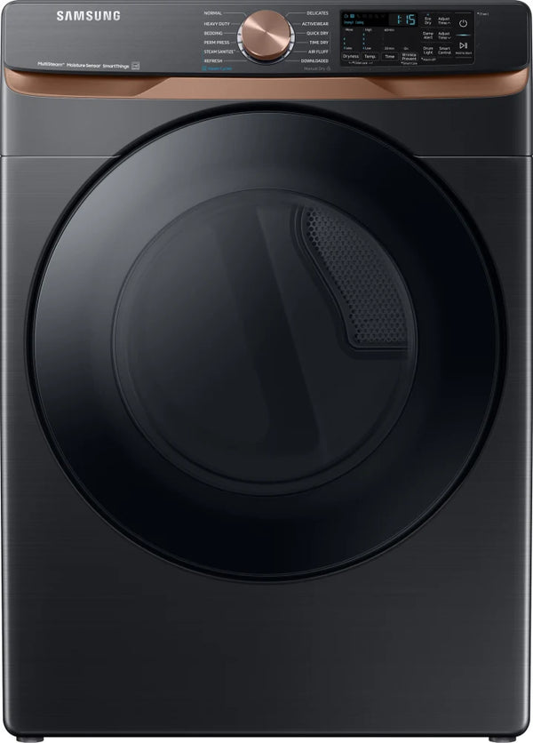 7.5 cu. ft. Smart Electric Dryer with Steam Sanitize+ and Sensor Dry in Brushed Black