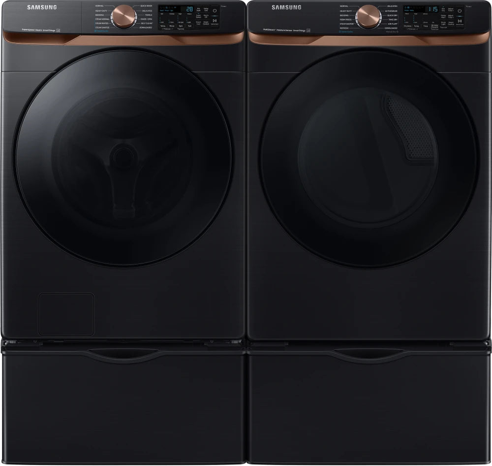 7.5 cu. ft. Smart Electric Dryer with Steam Sanitize+ and Sensor Dry in Brushed Black