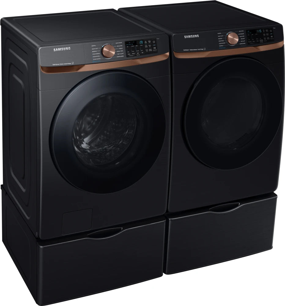7.5 cu. ft. Smart Electric Dryer with Steam Sanitize+ and Sensor Dry in Brushed Black