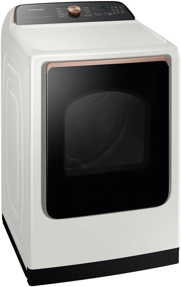 7.4 cu. ft. Smart Gas Dryer with Steam Sanitize+ in Ivory