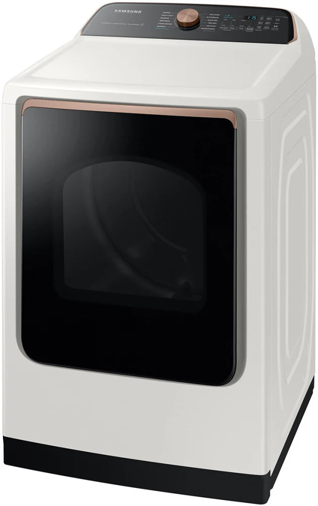 7.4 cu. ft. Smart Gas Dryer with Steam Sanitize+ in Ivory