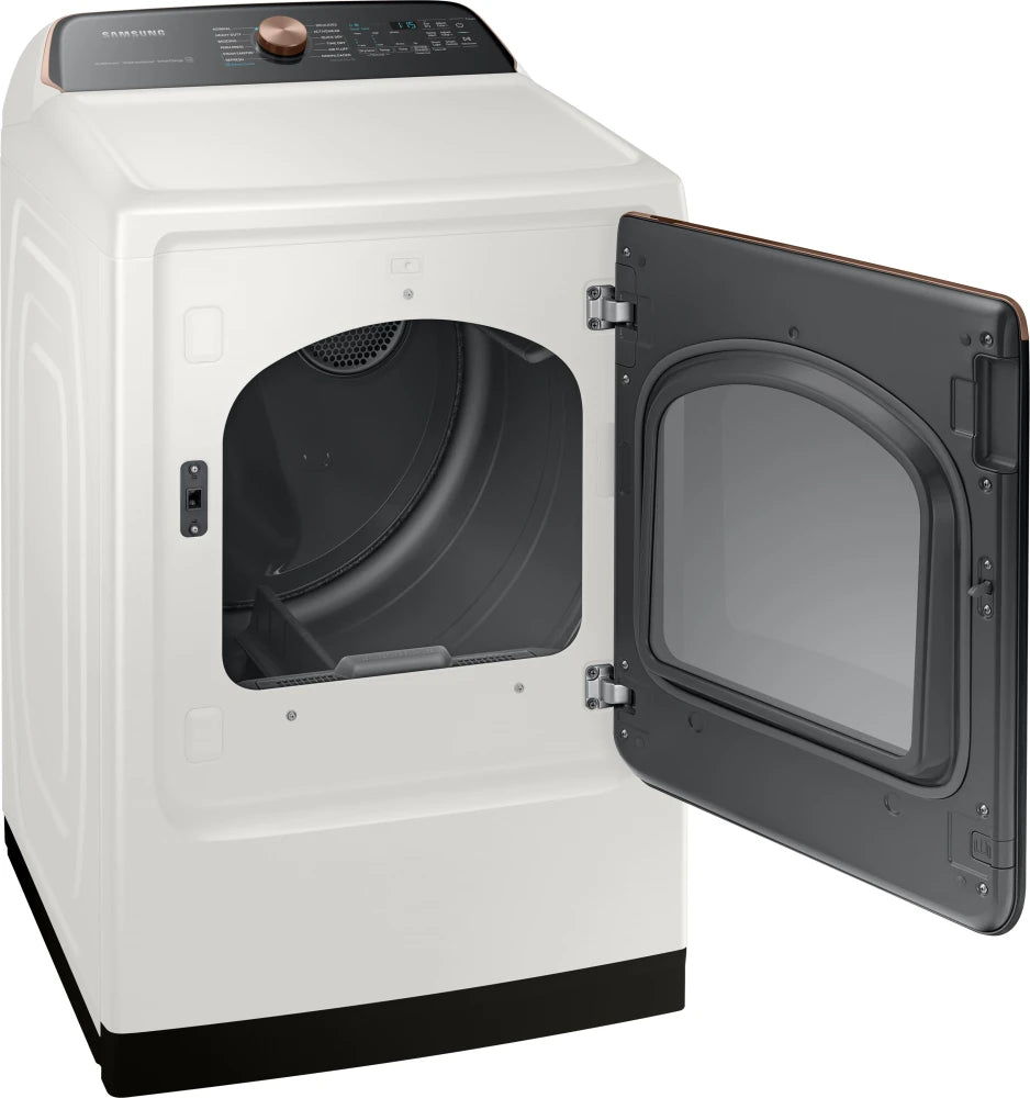 7.4 cu. ft. Smart Gas Dryer with Steam Sanitize+ in Ivory