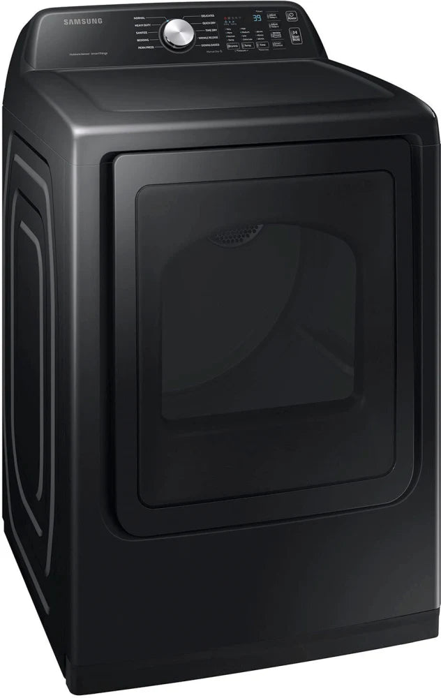 7.4 cu. ft. Smart Gas Dryer with Sensor Dry in Brushed Black