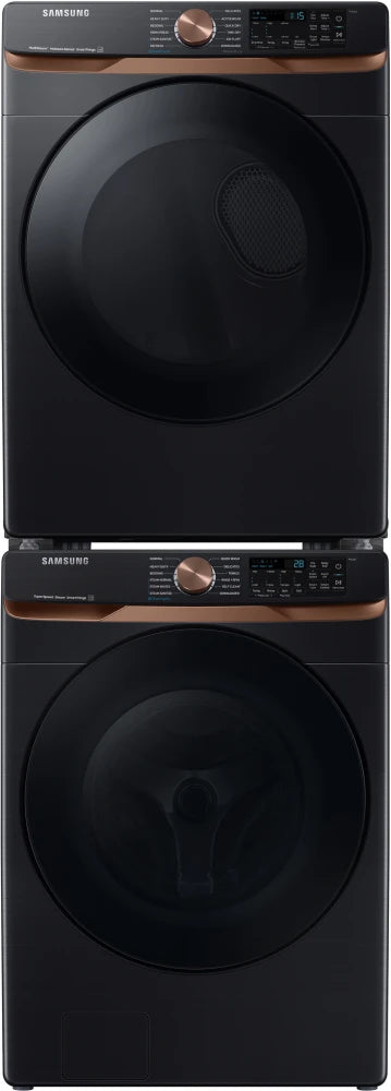 7.5 cu. ft. Smart Gas Dryer with Steam Sanitize+ and Sensor Dry in Brushed Black