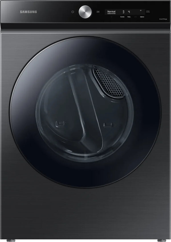 Bespoke 7.6 cu. ft. Ultra Capacity Electric Dryer with Super Speed Dry and AI Smart Dial in Brushed Black