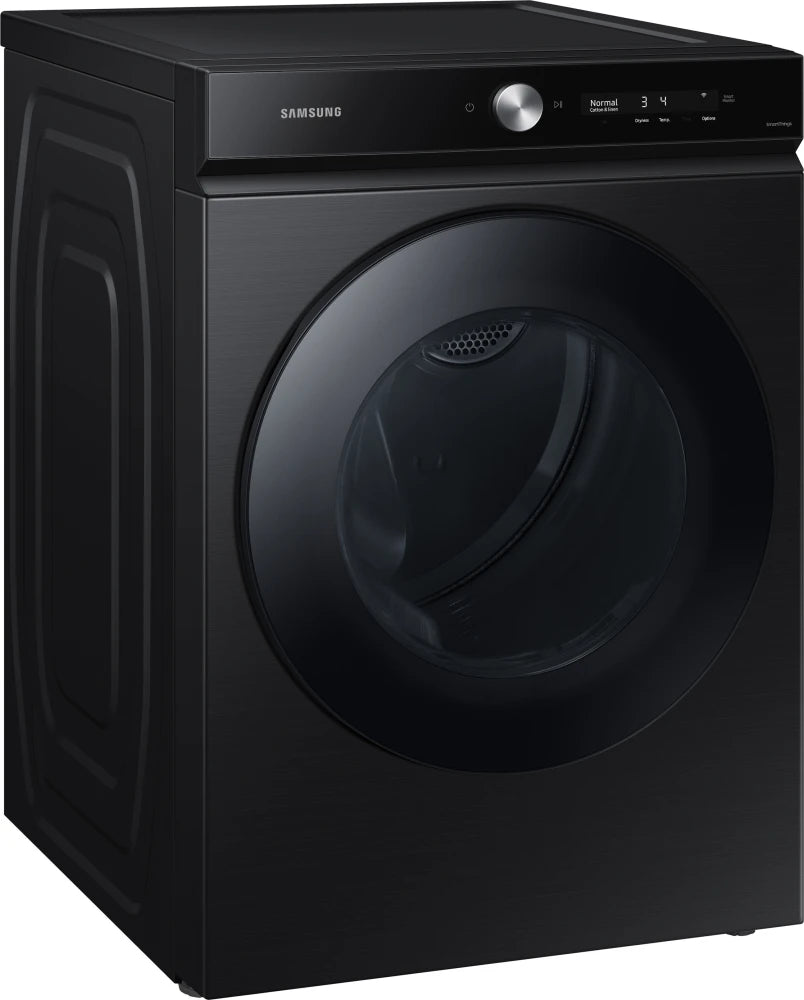 Bespoke 7.6 cu. ft. Ultra Capacity Electric Dryer with Super Speed Dry and AI Smart Dial in Brushed Black