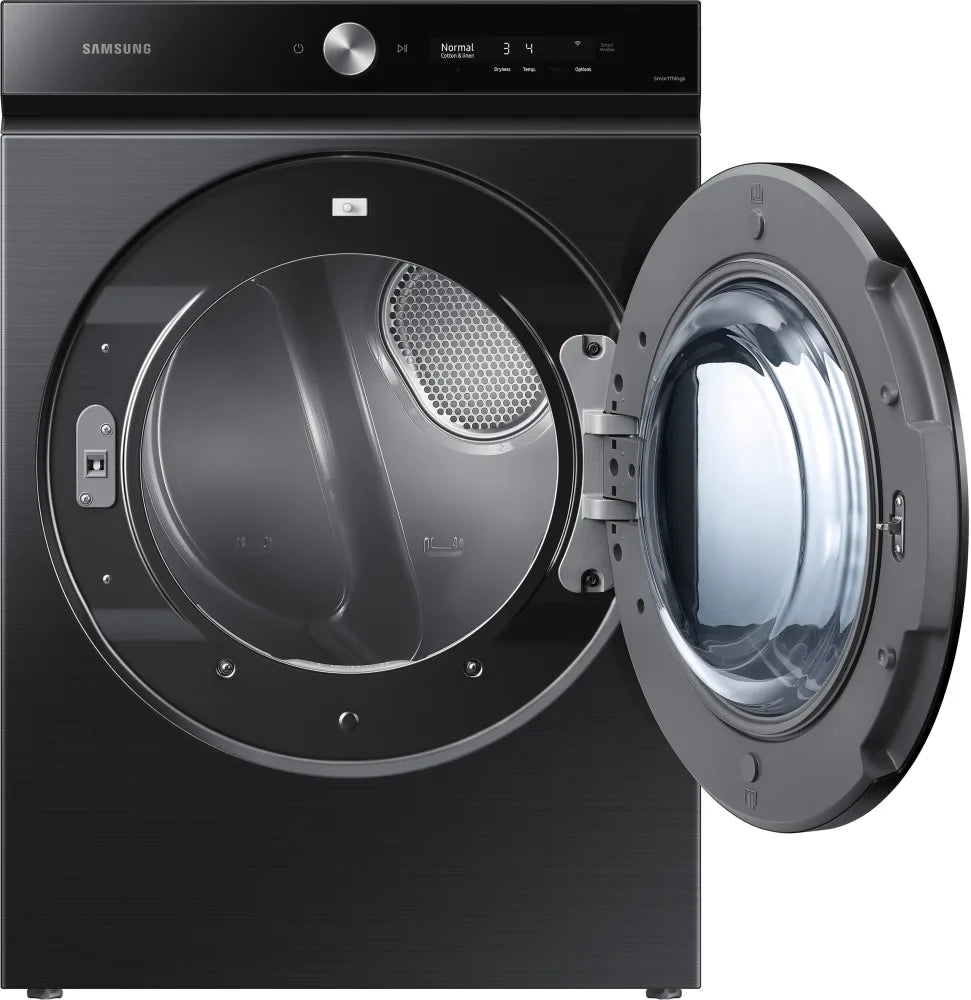 Bespoke 7.6 cu. ft. Ultra Capacity Electric Dryer with Super Speed Dry and AI Smart Dial in Brushed Black