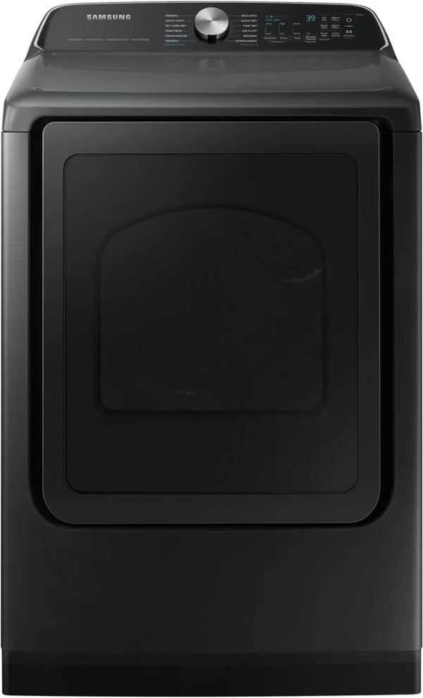 7.4 cu. ft. Smart Gas Dryer with Steam Sanitize+ in Brushed Black