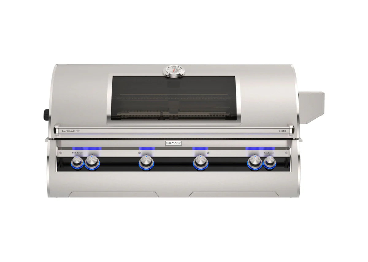 Fire Magic Echelon Diamond 48" Built-In Grill with Rotisserie and Analog Thermometer / E1060i-9EAN(P), E1060i-9LAN(P), E1060i-9EAN(P)-W, E1060i-9LAN(P)-W