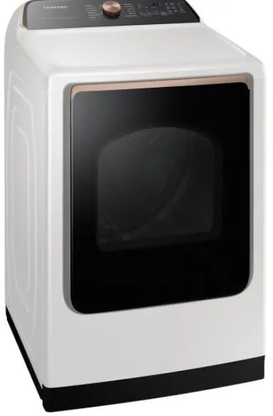 7.4 cu. ft. Smart Gas Dryer with Steam Sanitize+ in Ivory