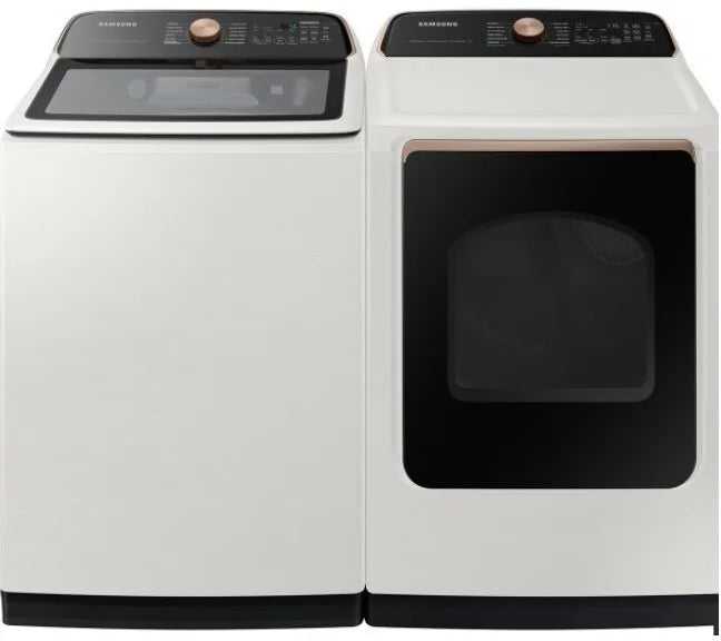 7.4 cu. ft. Smart Gas Dryer with Steam Sanitize+ in Ivory