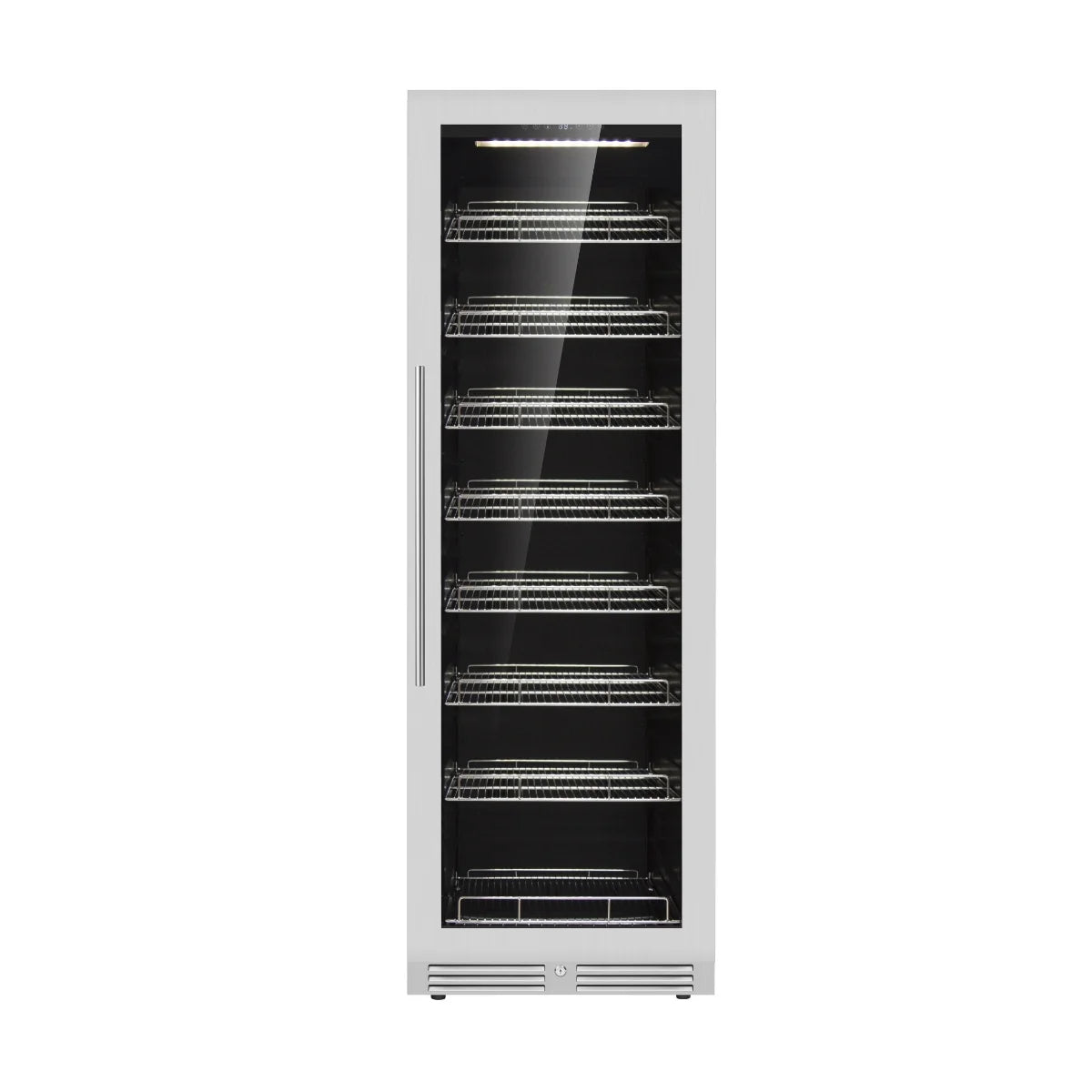 KingsBottle Large Beverage Refrigerator With Low-E Glass Door Beverage Fridge  KBU425BX-FG KBU425BX-SS