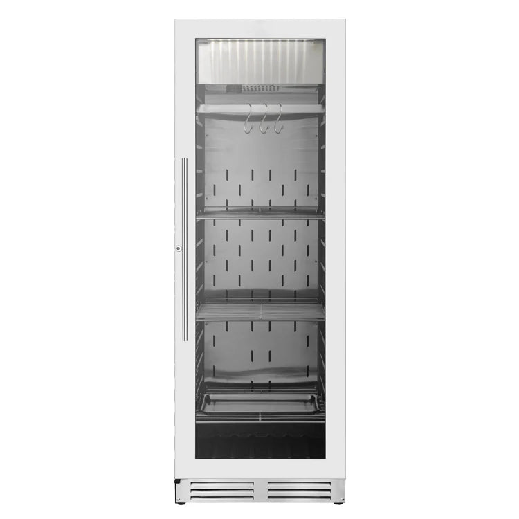 KingsBottle Glass Door Home and Commercial Upright Steak Ager Refrigerator KBU180SA-SS LHH  KBU180SA-SS RHH