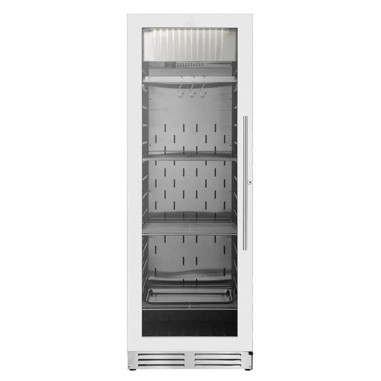 KingsBottle Glass Door Home and Commercial Upright Steak Ager Refrigerator Beverage Fridge KBU180SA-FG LHH KBU180SA-FG RHH KBU180SA-SS LHH  KBU180SA-SS RHH