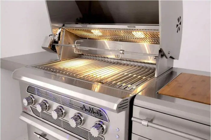AMG Muscle 36-Inch Built-In Hybrid Grill
