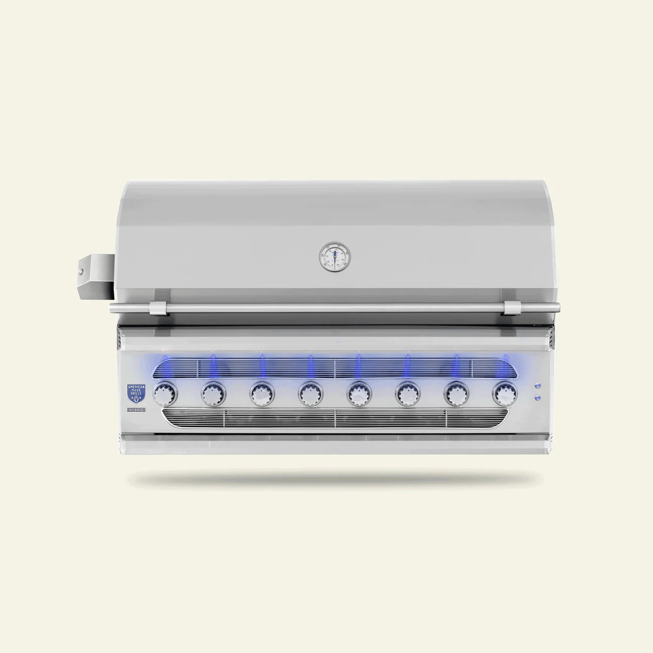 American Made Grills - Muscle - 54" - Natural Gas - Hybrid - Includes: Grill Cover, Drop-In Sear Burner, Rotisserie, Griddle Plate, Starter Kit, Care Kit