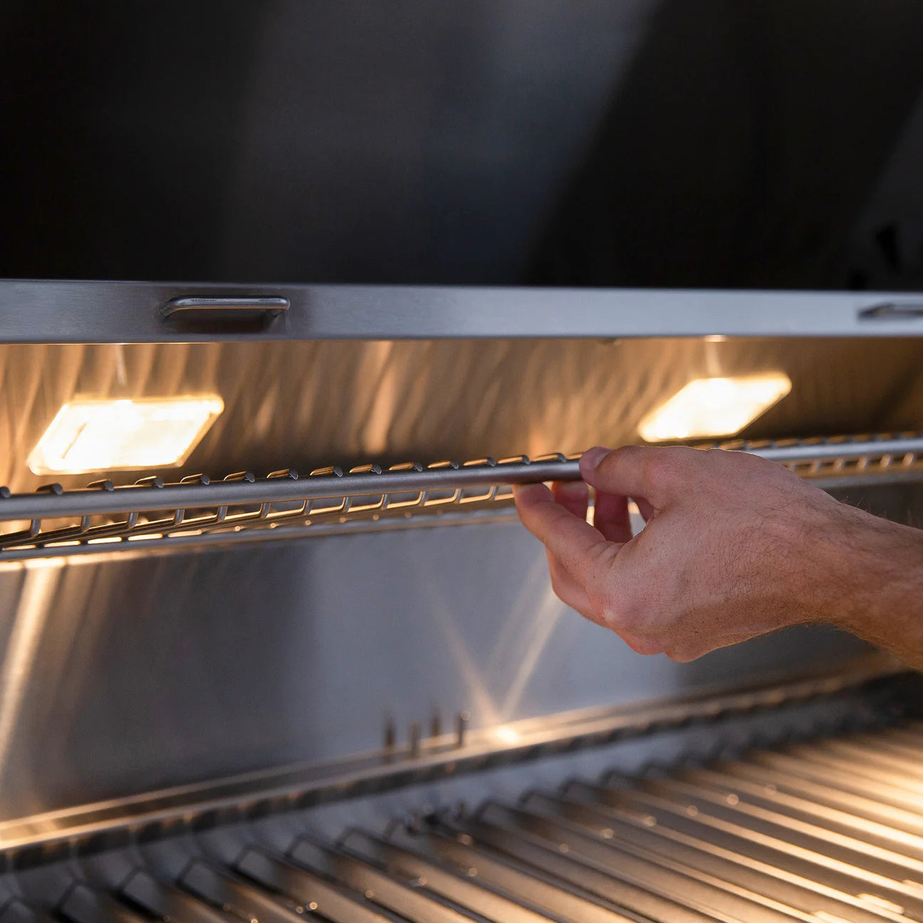 American Made Grills - Muscle - 54" - Natural Gas - Hybrid - Includes: Grill Cover, Drop-In Sear Burner, Rotisserie, Griddle Plate, Starter Kit, Care Kit