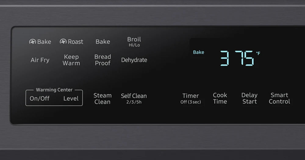 6.3 cu. ft. Smart Freestanding Electric Range with No-Preheat Air Fry & Convection in Black Stainless Steel