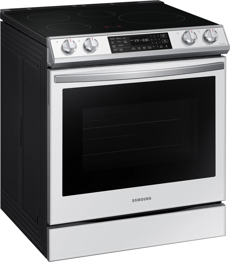 6.3 cu. ft. Smart Rapid Heat Induction Slide-in Range with Air Fry & Convection+ in Black Stainless Steel