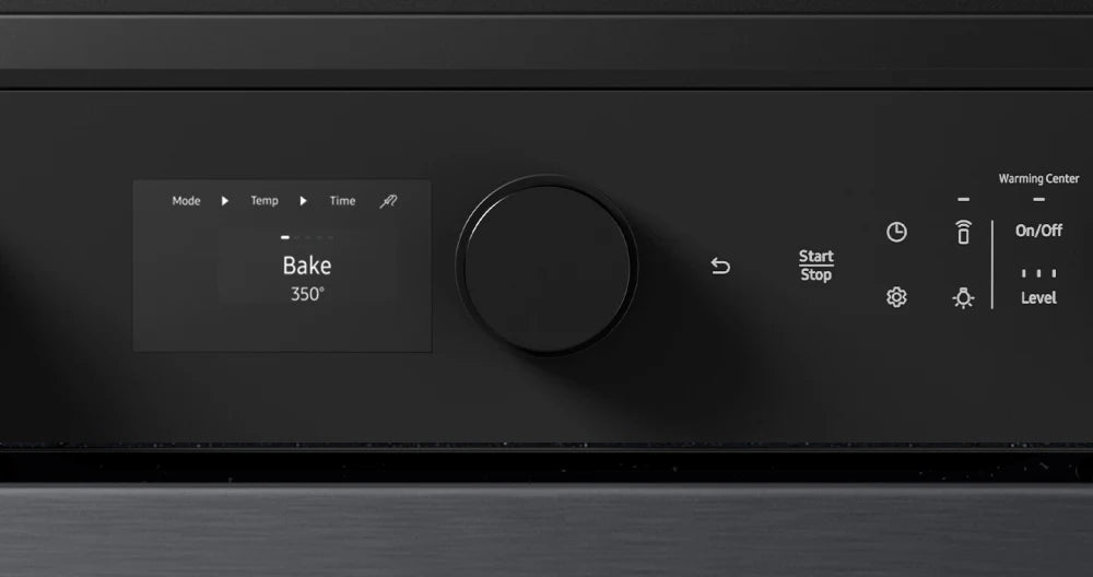 Bespoke 6.3 cu. ft. Smart Slide-In Electric Range with Air Sous Vide & Air Fry in Matte Black Steel