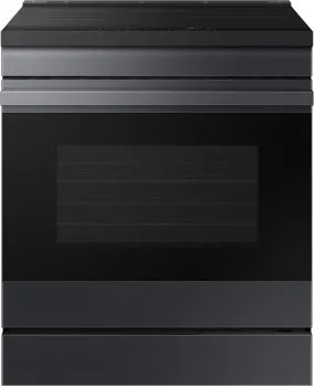 Bespoke 6.3 cu. ft. Smart Slide-In Induction Range with Ambient Edge Lighting™ & Air Sous Vide in White Glass