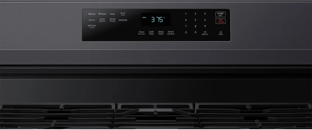 6.0 cu. ft. Smart Freestanding Gas Range with No-Preheat Air Fry & Convection in Black Stainless Steel