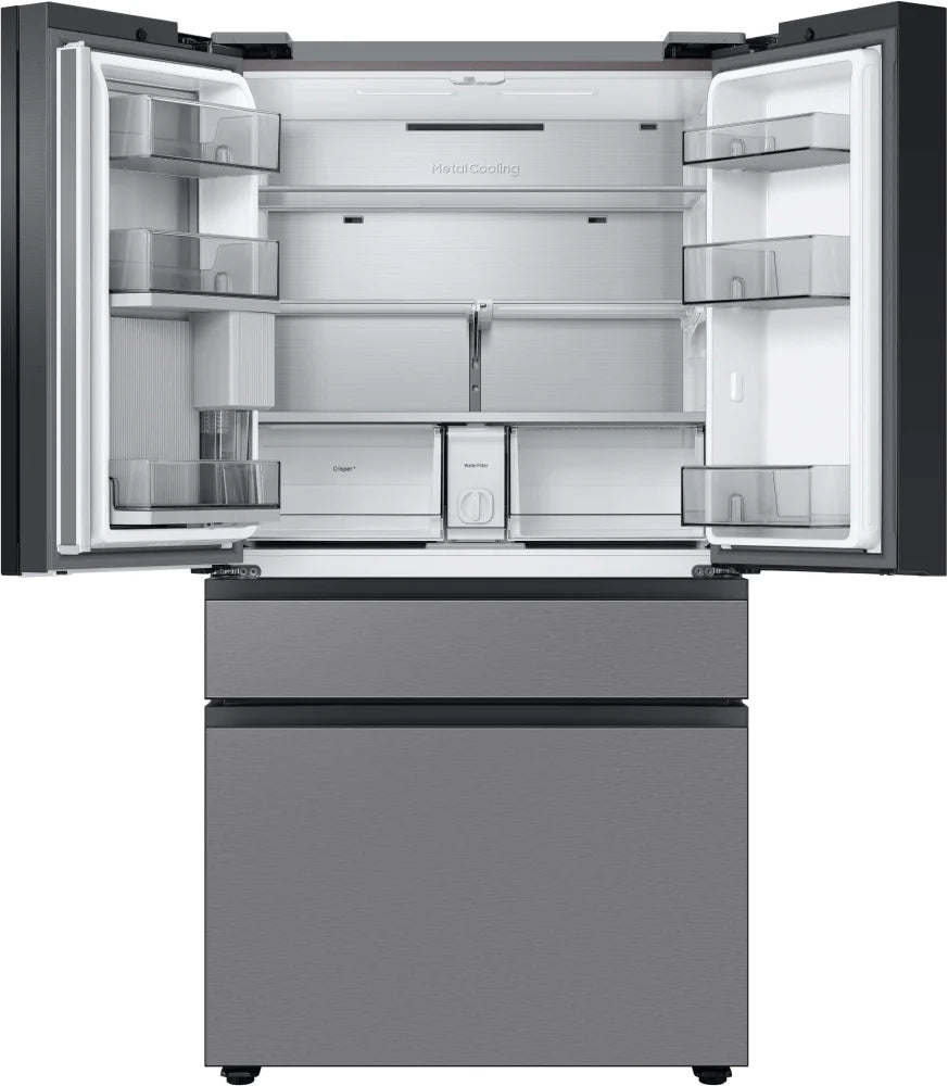 Bespoke 4-Door French Door Refrigerator (23 cu. ft.) with Beverage Center™ in Stainless Steel