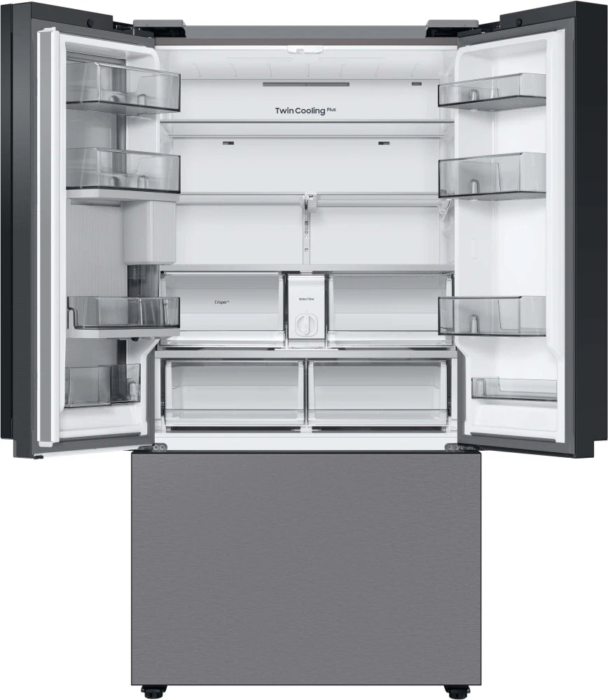 Bespoke 3-Door French Door Refrigerator (24 cu. ft.) with Beverage Center™ in Stainless Steel