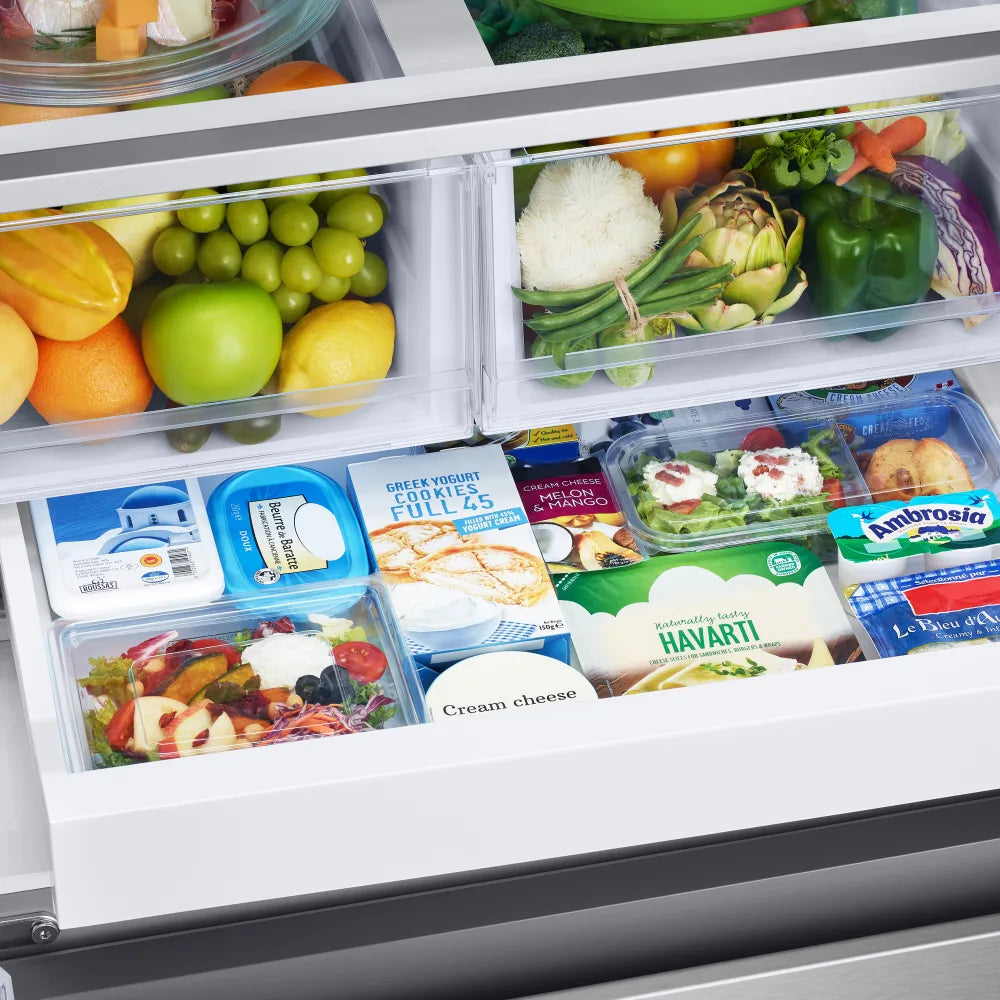 25 cu. ft. 33" 3-Door French Door Refrigerator with Beverage Center™ in Stainless Steel
