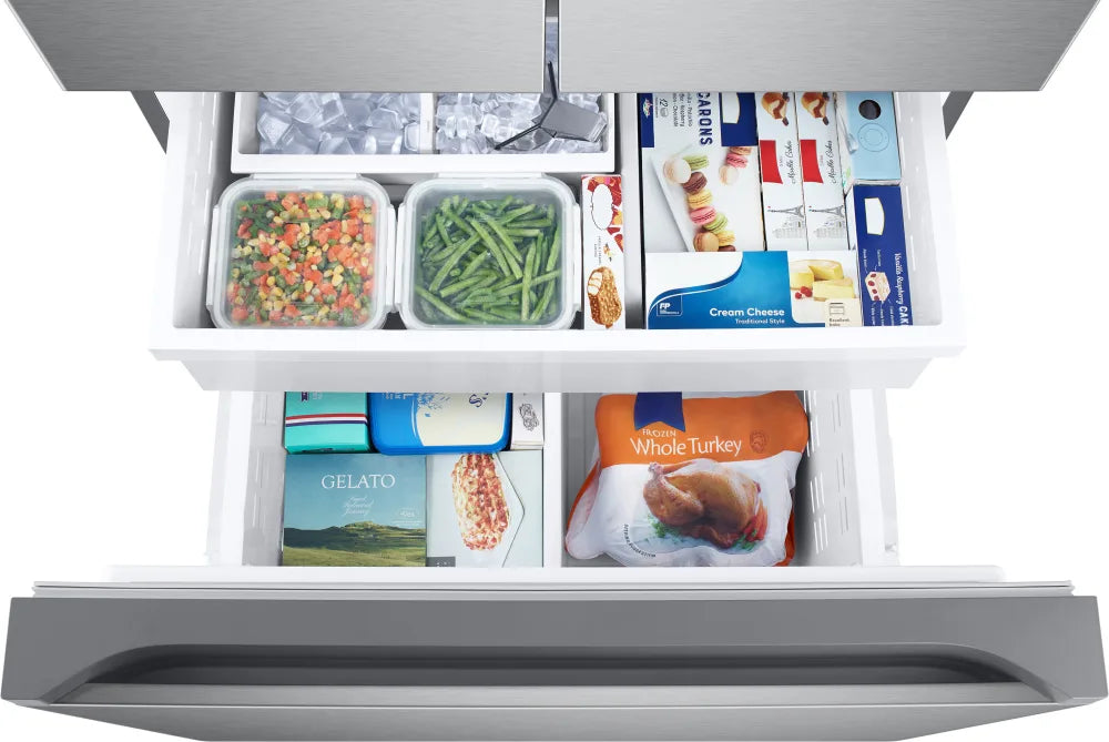 25 cu. ft. 33" 3-Door French Door Refrigerator with Beverage Center™ in Stainless Steel