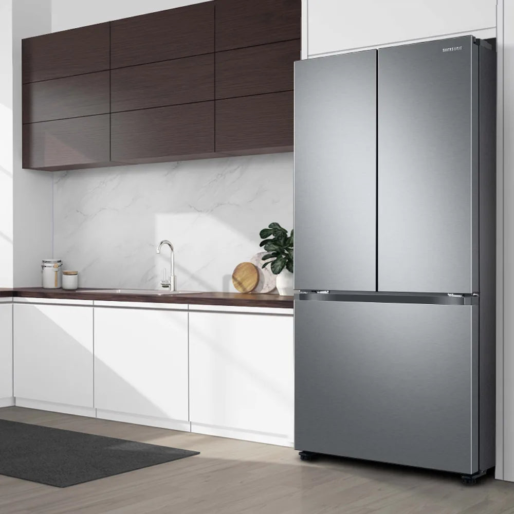 25 cu. ft. 33" 3-Door French Door Refrigerator with Beverage Center™ in Stainless Steel