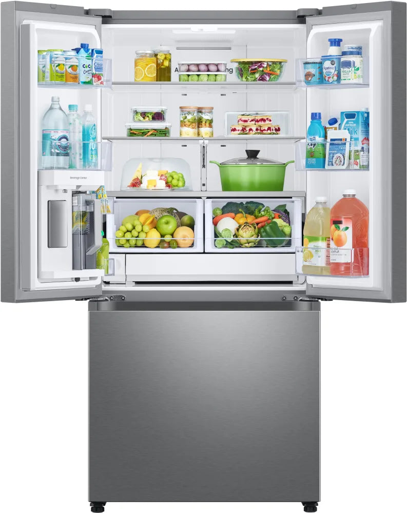 25 cu. ft. 33" 3-Door French Door Refrigerator with Beverage Center™ in Stainless Steel