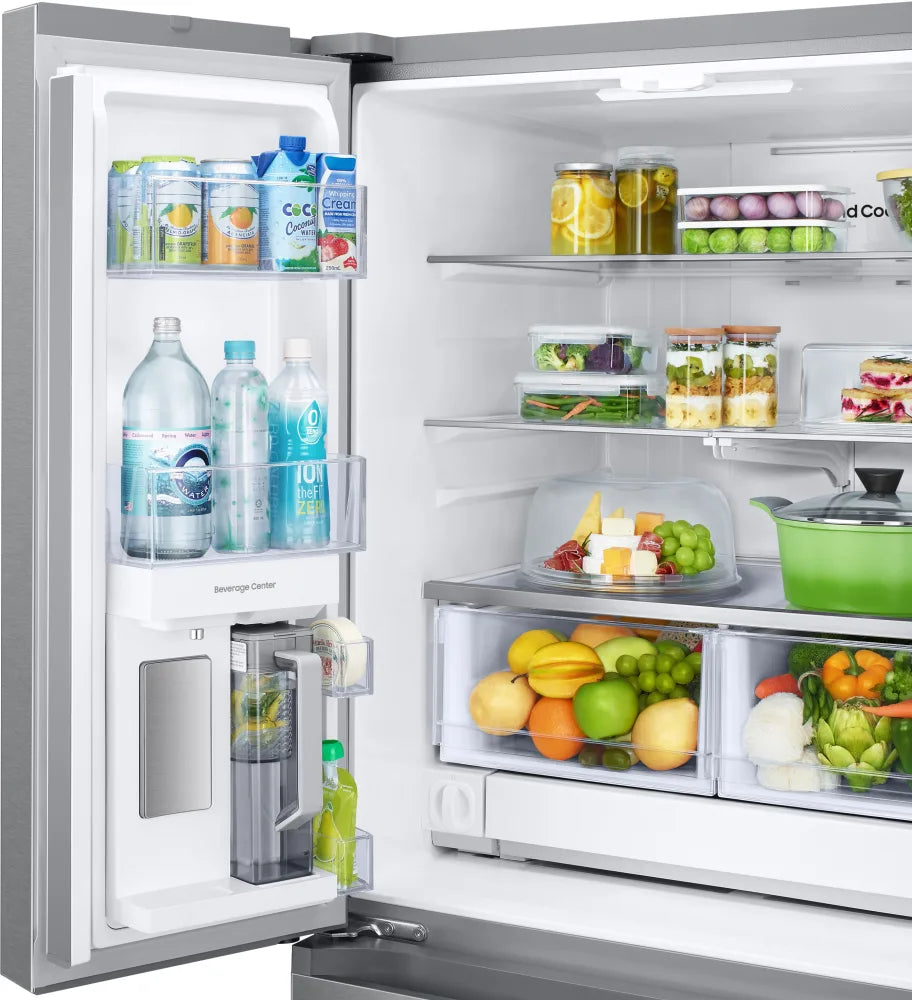 25 cu. ft. 33" 3-Door French Door Refrigerator with Beverage Center™ in Stainless Steel
