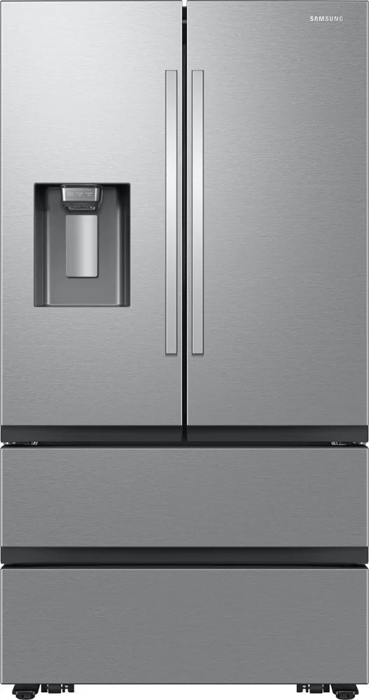 25 cu. ft. Mega Capacity Counter Depth 4-Door French Door Refrigerator with Four Types of Ice in Stainless Steel