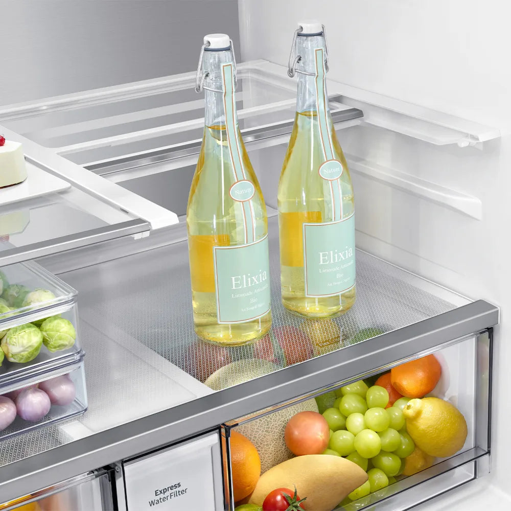 Bespoke 4-Door Flex™ Refrigerator (29 cu. ft.) with Beverage Zone™ and Auto Open Door in Stainless Steel